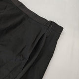 MARGARET HOWELL 578-3132001 WASHED COTTON SATIN スカート 23SS ブラック レディース マーガレットハウエル【中古】5-0921M∞