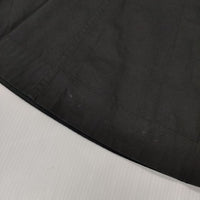 MARGARET HOWELL 578-3132001 WASHED COTTON SATIN スカート 23SS ブラック レディース マーガレットハウエル【中古】5-0921M∞