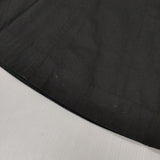 MARGARET HOWELL 578-3132001 WASHED COTTON SATIN スカート 23SS ブラック レディース マーガレットハウエル【中古】5-0921M∞