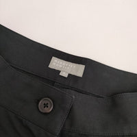 MARGARET HOWELL 578-3132030 COTTON LINEN TWILL スカート 23SS ブラック レディース マーガレットハウエル【中古】5-0922M∞