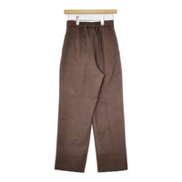 MOUSSY SPRING TUCK PANTS 010DSH30-2160 063 センタープレススラックス パンツ ブラウン レディース マウジー【中古】5-1005M∞