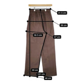 MOUSSY SPRING TUCK PANTS 010DSH30-2160 063 センタープレススラックス パンツ ブラウン レディース マウジー【中古】5-1005M∞
