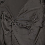 Bou Jeloud 未使用品 2427291 切替 五分袖 ワンピース ブラック レディース ブージュルード【中古】5-0622S♪