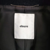 ebure ウール Pコート Ron Herman別注 2810200029 サイズ36 ピーコート ネイビー レディース エブール/ロンハーマン【中古】5-1012A◆