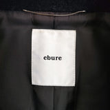 ebure ウール Pコート Ron Herman別注 2810200029 サイズ36 ピーコート ネイビー レディース エブール/ロンハーマン【中古】5-1012A◆