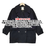 ebure ウール Pコート Ron Herman別注 2810200029 サイズ36 ピーコート ネイビー レディース エブール/ロンハーマン【中古】5-1012A◆