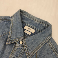 SEA ウエスタンシャツ コットン 長袖シャツ ライトブルー レディース シー【中古】5-0921M∞