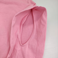 ROSE BUD 裾リブ ノースリーブTシャツ 6002113044 フレンチスリーブ カットソー ピンク レディース ローズバッド【中古】5-0622S♪
