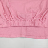 ROSE BUD 裾リブ ノースリーブTシャツ 6002113044 フレンチスリーブ カットソー ピンク レディース ローズバッド【中古】5-0622S♪