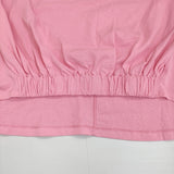 ROSE BUD 裾リブ ノースリーブTシャツ 6002113044 フレンチスリーブ カットソー ピンク レディース ローズバッド【中古】5-0622S♪