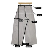 BEAUTY&YOUTH UNITED ARROWS コットンナイロン ワイドタックパンツ パンツ 24SS グレー レディース ビューティアンドユース【中古】5-1106G∞