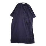 ARTS&SCIENCE 063-L50N-040 コットン 七分袖 ワンピース ネイビー レディース アーツ&サイエンス【中古】5-1201M∞