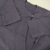 ARTS&SCIENCE 063-L50N-040 コットン 七分袖 ワンピース ネイビー レディース アーツ&サイエンス【中古】5-1201M∞