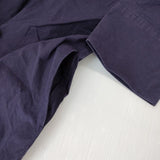 ARTS&SCIENCE 063-L50N-040 コットン 七分袖 ワンピース ネイビー レディース アーツ&サイエンス【中古】5-1201M∞