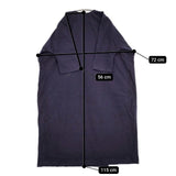 ARTS&SCIENCE 063-L50N-040 コットン 七分袖 ワンピース ネイビー レディース アーツ&サイエンス【中古】5-1201M∞