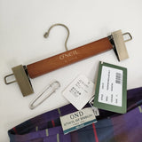 O'NEIL OF DUBLIN 新品 CLASSIC LONG KILT 両脇ベルト後プリーツスカート ロング パープル レディース オニールオブダブリン【中古】5-0603T♪