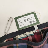 O'NEIL OF DUBLIN キルトスカート ウールコンビネーション パッチワーク レギュラー ピンク レディース オニールオブダブリン【中古】5-0603T♪
