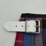 O'NEIL OF DUBLIN キルトスカート ウールコンビネーション パッチワーク レギュラー ピンク レディース オニールオブダブリン【中古】5-0603T♪