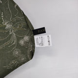 DAMA collection 新品 スペイン企画 刺繍入りワンピース 定価39800円 ノースリーブドレス リネン ワンピース グリーン ホワイト レディース ダーマコレクション【中古】5-0726M∞