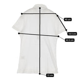 45R/45rpm うすうすハチノスカノコポロ 3 定価16500円 ポロシャツ ホワイト レディース フォーティーファイブアールピーエム【中古】5-0622S♪