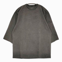 M.I.D.A. 新品 14/天竺丸胴７部袖T-SH サイズ48 定価8580円 M221500 Ｔシャツ カットソー チャコールグレー メンズ ミダ【中古】5-0610M♪#