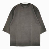 M.I.D.A. 新品 14/天竺丸胴７部袖T-SH サイズ48 定価8580円 M221500 Ｔシャツ カットソー チャコールグレー メンズ ミダ【中古】5-0610M♪#