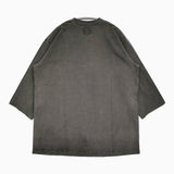 M.I.D.A. 新品 14/天竺丸胴７部袖T-SH サイズ48 定価8580円 M221500 Ｔシャツ カットソー チャコールグレー メンズ ミダ【中古】5-0610M♪#