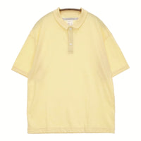EEL 新品 Short Top Polo ショートトップポロ サイズM 定価15950円 E-24517 ポロシャツ イエロー メンズ イール【中古】5-0610S♪