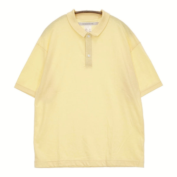EEL 新品 Short Top Polo ショートトップポロ サイズM 定価15950円 E-24517 ポロシャツ イエロー メンズ イール【中古】5-0610S♪
