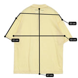 EEL 新品 Short Top Polo ショートトップポロ サイズM 定価15950円 E-24517 ポロシャツ イエロー メンズ イール【中古】5-0610S♪