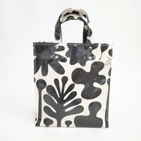 TEMBEA 新品 PAPER TOTE S ANDREAS PVC 定価19800円 トートバッグ ブラック ホワイト レディース テンベア【中古】5-0809G◎#