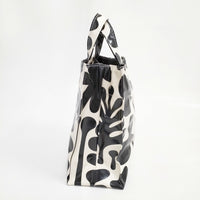 TEMBEA 新品 PAPER TOTE S ANDREAS PVC 定価19800円 トートバッグ ブラック ホワイト レディース テンベア【中古】5-0809G◎#