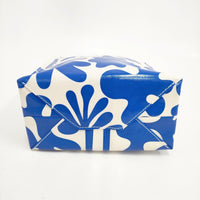 TEMBEA 新品 PAPER TOTE S ANDREAS PVC 定価19800円 トートバッグ ブルー ホワイト レディース テンベア【中古】5-0809G◎#
