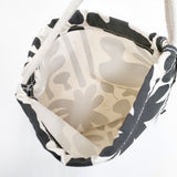 TEMBEA 新品 巾着 ANDERS 定価9350円 コットン 巾着バッグ ホワイト ブラック レディース テンベア【中古】5-0809G◎