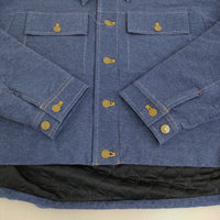 COGTHEBIGSMOKE 新品 KIARA JEAN JACKET ワイドデニム裏キルティング ジャケット ブルー レディース コグ ザ ビッグスモーク【中古】5-0912T♪