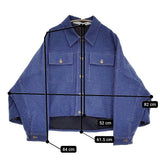 COGTHEBIGSMOKE 新品 KIARA JEAN JACKET ワイドデニム裏キルティング ジャケット ブルー レディース コグ ザ ビッグスモーク【中古】5-0912T♪