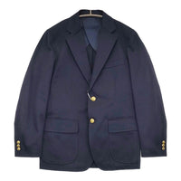 D.C.WHITE 新品 West Point Blazer 42 定価55000円 紺ブレ 金ボタン テーラードジャケット ネイビー メンズ ディーシーホワイト【中古】5-0610M♪