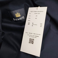 D.C.WHITE 新品 West Point Blazer 42 定価55000円 紺ブレ 金ボタン テーラードジャケット ネイビー メンズ ディーシーホワイト【中古】5-0610M♪