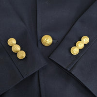 D.C.WHITE 新品 West Point Blazer 42 定価55000円 紺ブレ 金ボタン テーラードジャケット ネイビー メンズ ディーシーホワイト【中古】5-0610M♪