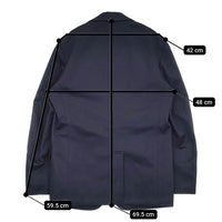 D.C.WHITE 新品 West Point Blazer 42 定価55000円 紺ブレ 金ボタン テーラードジャケット ネイビー メンズ ディーシーホワイト【中古】5-0610M♪