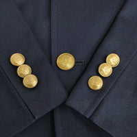D.C.WHITE 新品 West Point Blazer 48 定価55000円 紺ブレ 金ボタン テーラードジャケット ネイビー メンズ ディーシーホワイト【中古】5-0610M♪