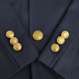 D.C.WHITE 新品 West Point Blazer 48 定価55000円 紺ブレ 金ボタン テーラードジャケット ネイビー メンズ ディーシーホワイト【中古】5-0610M♪