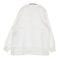 BRU NA BOINNE 新品 リネンロンT サイズL 定価27500円 4499A 長袖Ｔシャツ カットソー ロンＴ ホワイト メンズ ブルーナボイン【中古】5-0610M♪