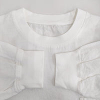 BRU NA BOINNE 新品 リネンロンT サイズL 定価27500円 4499A 長袖Ｔシャツ カットソー ロンＴ ホワイト メンズ ブルーナボイン【中古】5-0610M♪