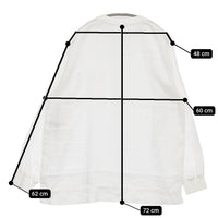 BRU NA BOINNE 新品 リネンロンT サイズL 定価27500円 4499A 長袖Ｔシャツ カットソー ロンＴ ホワイト メンズ ブルーナボイン【中古】5-0610M♪