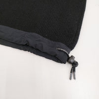 and wander 新品 shetland wool sweater L/XL 定価40700円 574-4284161 セーター ニット ブラック メンズ アンドワンダー【中古】5-0912T♪