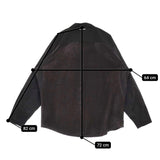 and wander 新品 fleece base LS shirt M 定価26400円 574-4253120 フリース切替 長袖シャツ ブラック メンズ アンドワンダー【中古】5-0912T♪