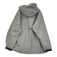and wander 新品 loose fitting rain jacket L/XL 定価74800円 574-4211198 ナイロンジャケット グレー メンズ アンドワンダー【中古】5-0610M♪