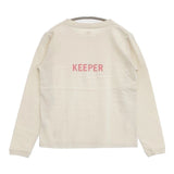 grown in the sun 未使用品 HOUSE/KEEPER サイズP SUNSHINE+CLOUD 長袖Ｔシャツ カットソー ロンＴ ライトベージュ レディース グローンインザサン【中古】5-1201M∞