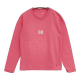 grown in the sun 未使用品 GO/HIKE サイズP SUNSHINE+CLOUD 長袖Ｔシャツ カットソー ロンＴ レッド レディース グローンインザサン【中古】5-1201M∞